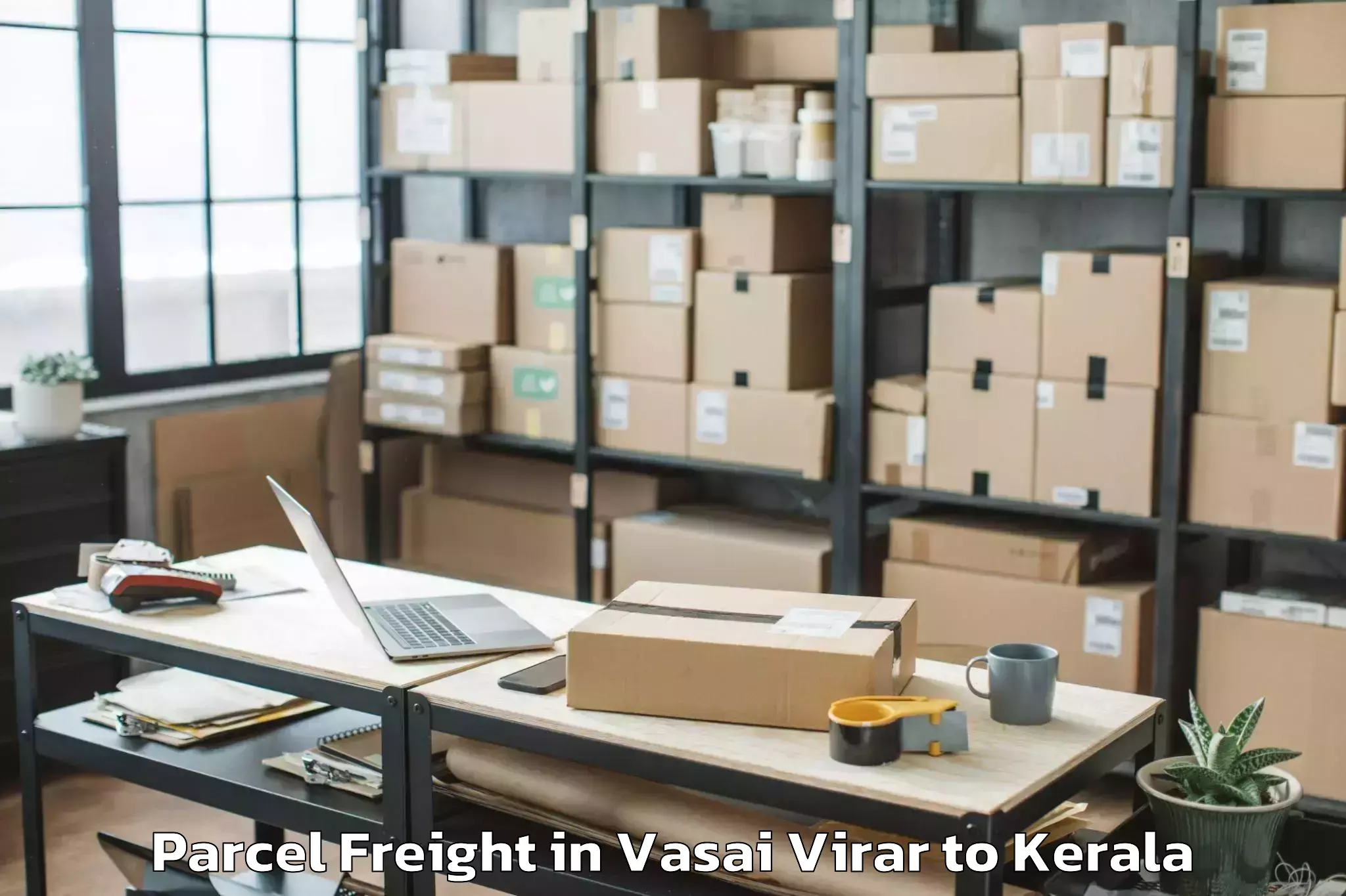 Top Vasai Virar to Venjaramoodu Parcel Freight Available